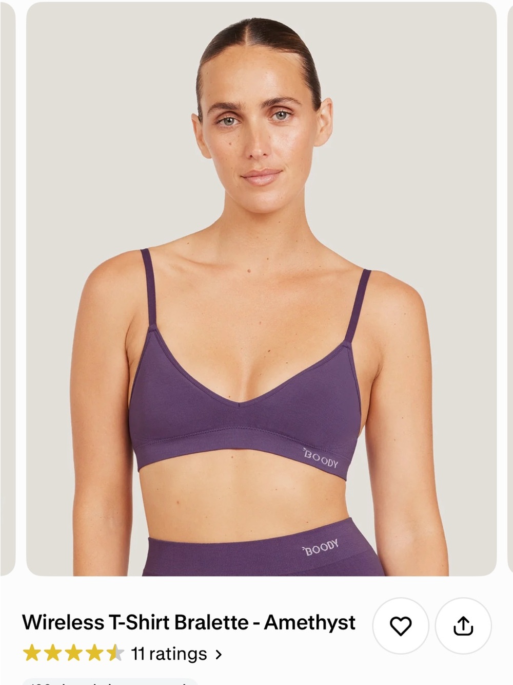 Boody Wireless T-Shirt Bralette